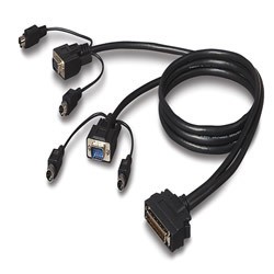 Tastatur/Video/Maus (KVM)-Kabel F1D9400-25
